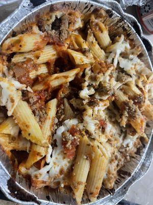 Baked Ziti with Meat Sauce