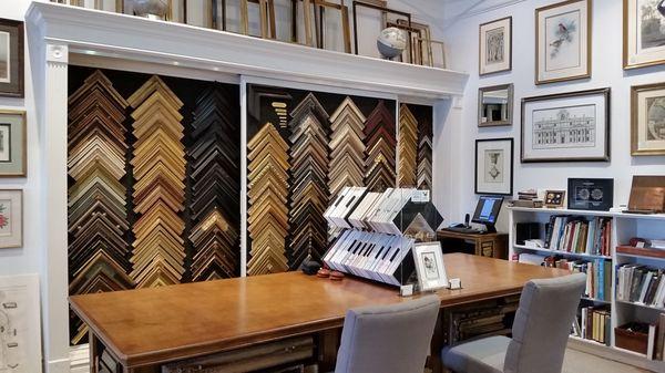 The Antiquarium carries an exquisite selection of custom framing, exclusively hand-picked by our creative team of design enthusiasts.