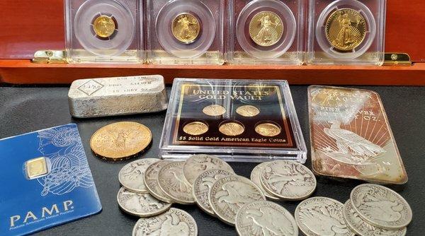 San Diego's favorite coin dealer to sell your gold coins, bullion, bars, ingots, rounds, and other various precious metals.