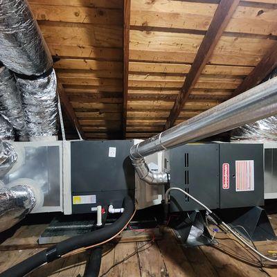 Air Conditioning furnace coil plenums ducts