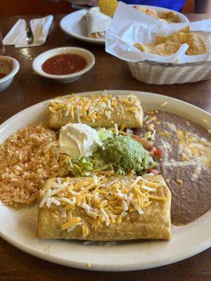 Chimichanga combo! Yummmm