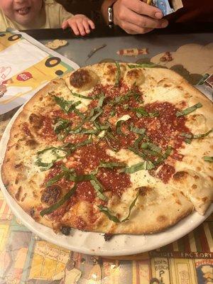 Margherita pizza