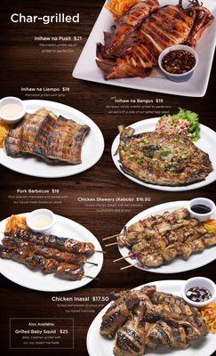 Menu - Char-grilled