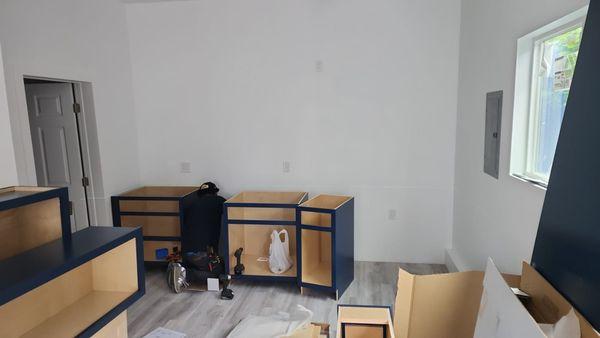 Cabinetry installation