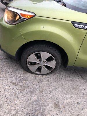 Flat tire