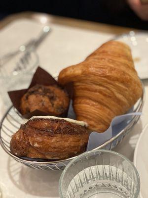 Fresh pastries baked in house