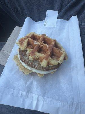 Waffle sandwich