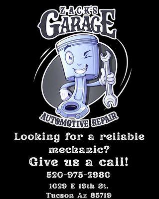 Zacks Garage Tucson