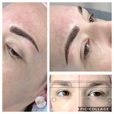 Combo brows (Microblading & microshading)