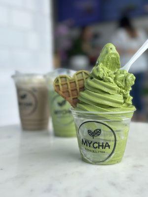 Matcha Soft Serve