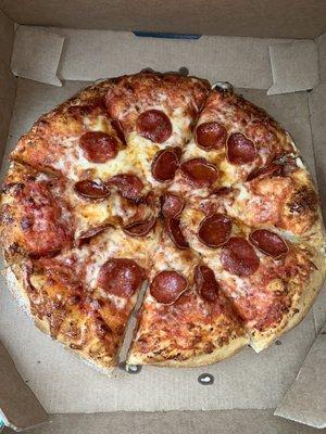 Small 1-topping, old world pepperoni