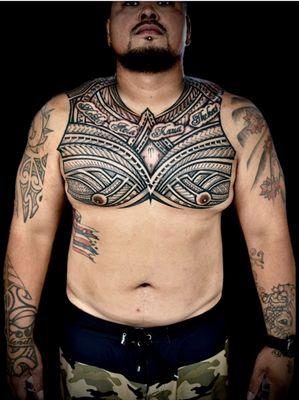 Custom Polynesian Tattoo by Bam