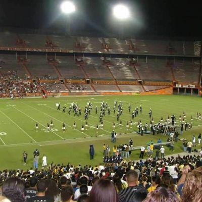 The Million Dollar Band performing at the beautiful Orange Bowl prior to it being turned into the Miami Marlin Stadium. Circa 2008