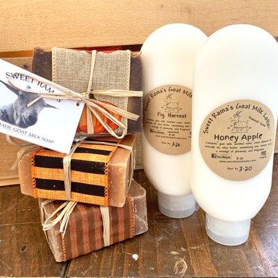 Sweet Rama locally made Goatsmilk Soap and lotion