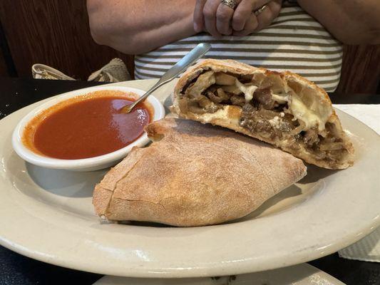 Steak Lunch Calzone