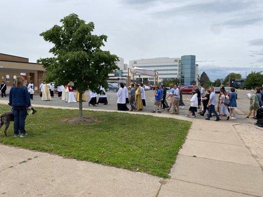 Eucharistic Revival Parade from St. Peter to St. Michael