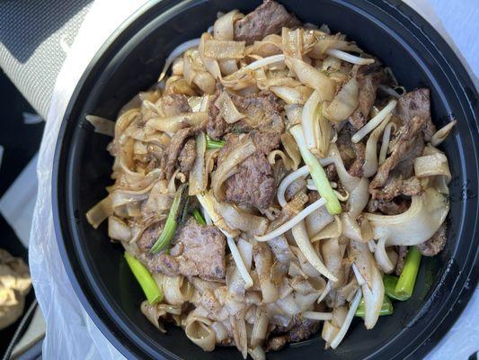 Beef chow fun $10 pretty damn good