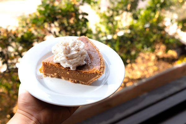 Vegan pumpkin pie