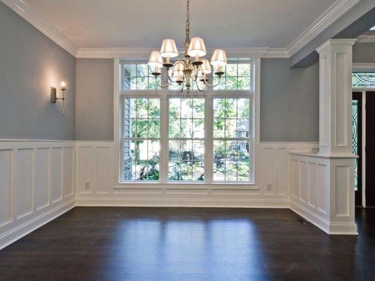 Wainscoting and custom trim work