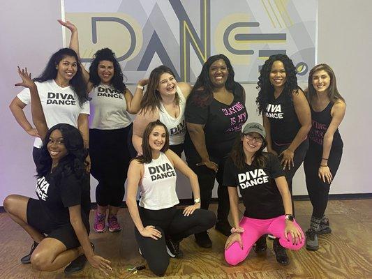 San Antonio DivaDance Members at our new digs near Churchill HS