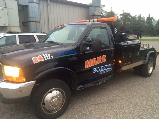 Another great wrecker courtesy of MARZ collision services....they tow 24/7!!!