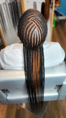 Feed in braids