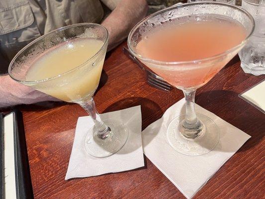 pear & sunset martinis