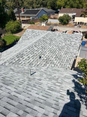 Brand New Shingle Roof in Northridge, California.