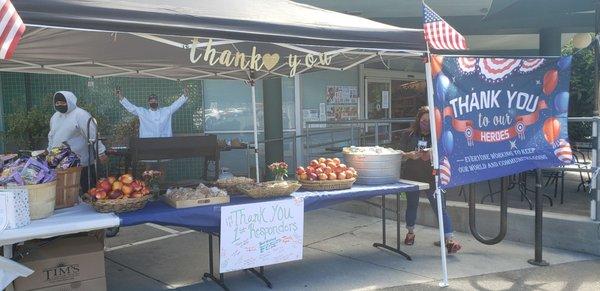 United Market provided a wonderful lunch for first responders!