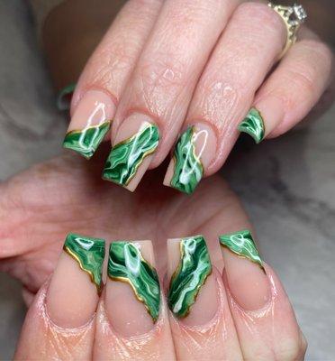 Marble nails