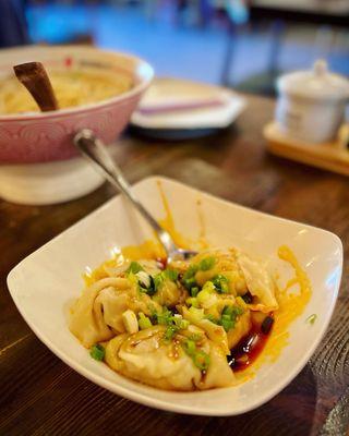 Chicken Spicy Wonton - I think this may be new? It was our first time seeing it on the menu and it's delicious!! Not too spicy