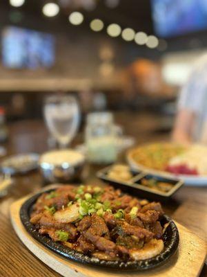 Spicy pork bulgogi & curry rice