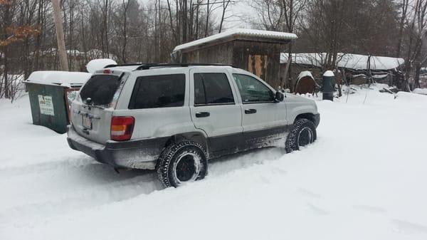 2004 Grand Cherokee Laredo we purchased from Honda Of Keene. Still kicking at 226k miles.