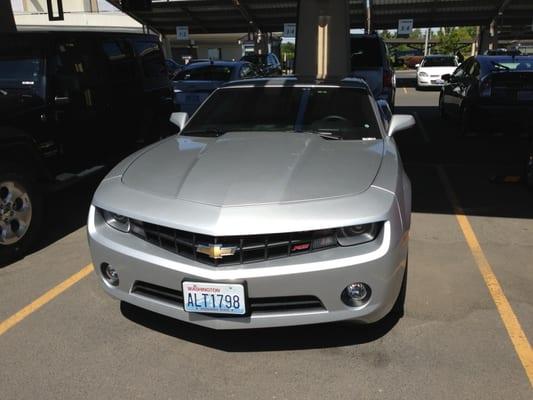 Hertz rents a variety of automobiles.