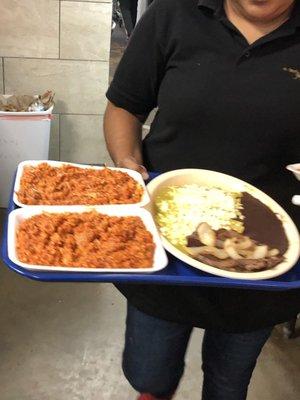 Tradicional  Zacahuil y  enchiladas huastecas