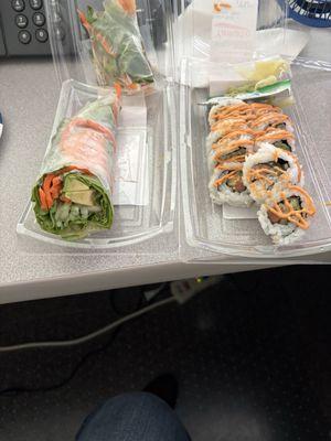 Summer Roll, Spicy Salmon Roll