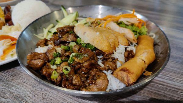 Charbroiled Pork Shrimp Paste & Egg Roll With Vermicelli