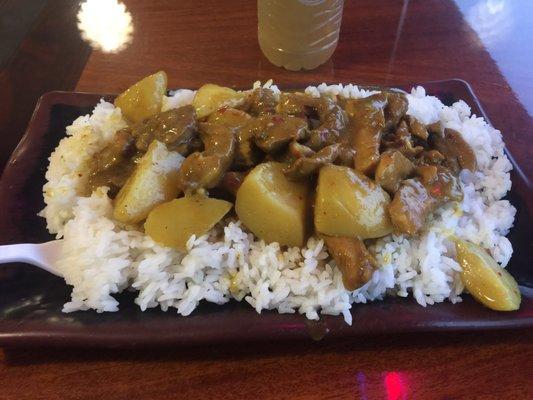 Chicken curry without the carrots