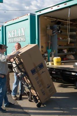 Anyone need a new water heater??  Kelly Plumbing can take care of that for you!