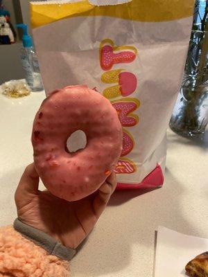 Strawberry donut