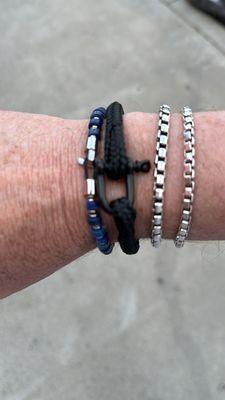 Pig & Hen Bracelets. Hug selection of very unique men's jewelry.