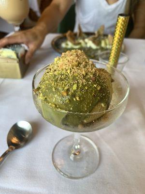 Pistachio gelato