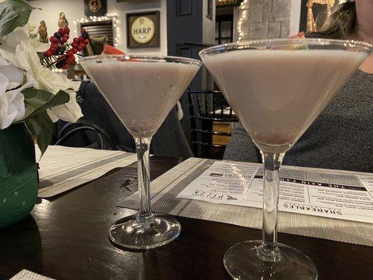 Rainbow cookie Martini