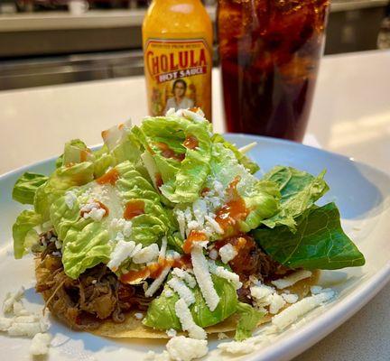 Flank Steak Tostada