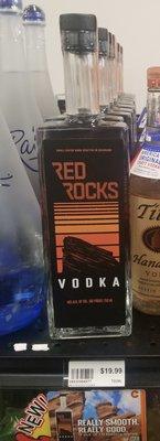 They now have the new Red Rocks Vodka!  Awesome.