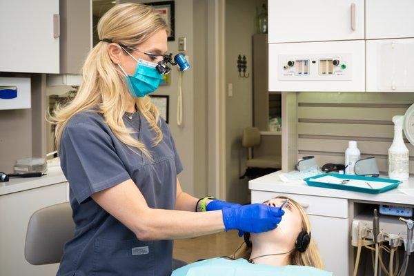 Prairie Creek Dental - Lewisville
 - Dental Team at work