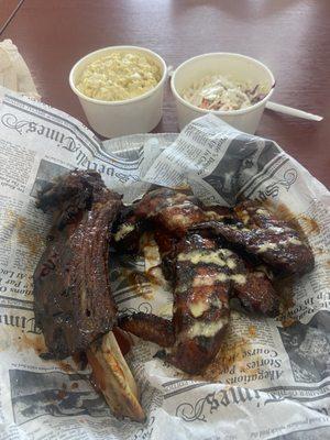 Wings and beef rib!