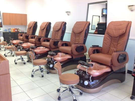 Five brand new state of the art spa chairs