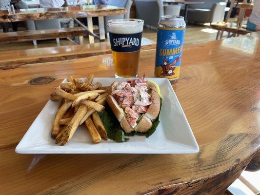 Lobster rolls are available on the summer seasonal menu.