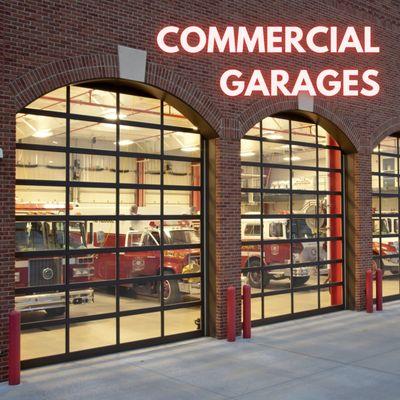 we install commercial garages!